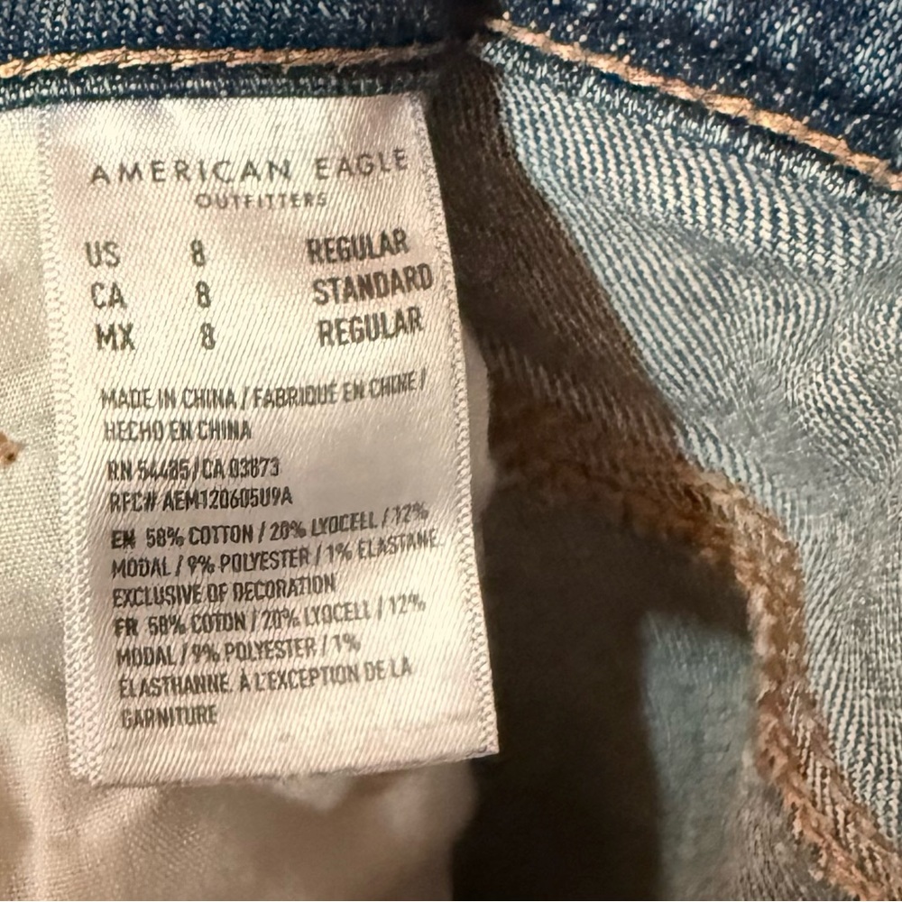 SET! American Eagle & Abercrombie Fitch Jeans Pants Women's Relaxed Size 8 - Picture 11 of 12